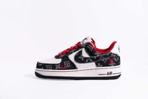 Nike Air Force 1'07 Low & LV Black jeans Red